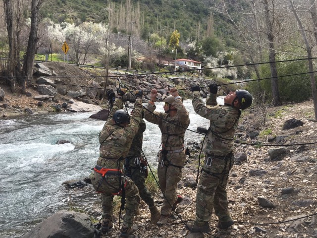 Texas Guardsmen graduate Chilean Mountain School