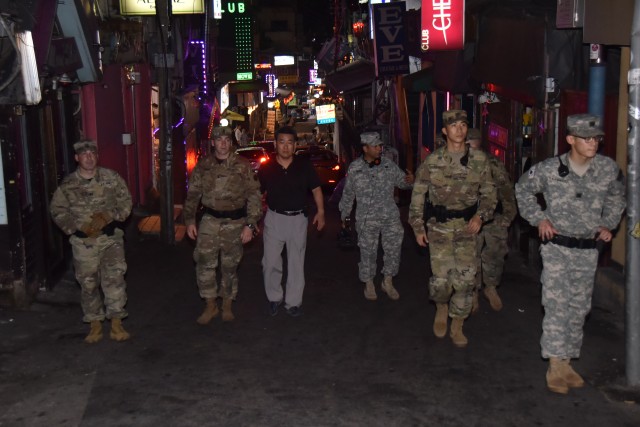 Yongsan stays strong thanks to military police patrol