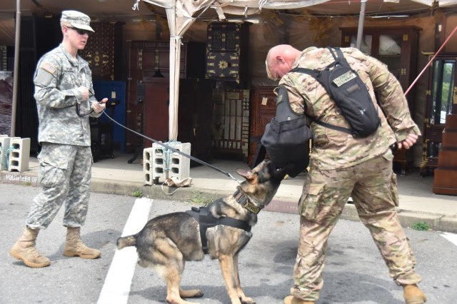 Yongsan hosts antiterrorism expo to remain vigilant