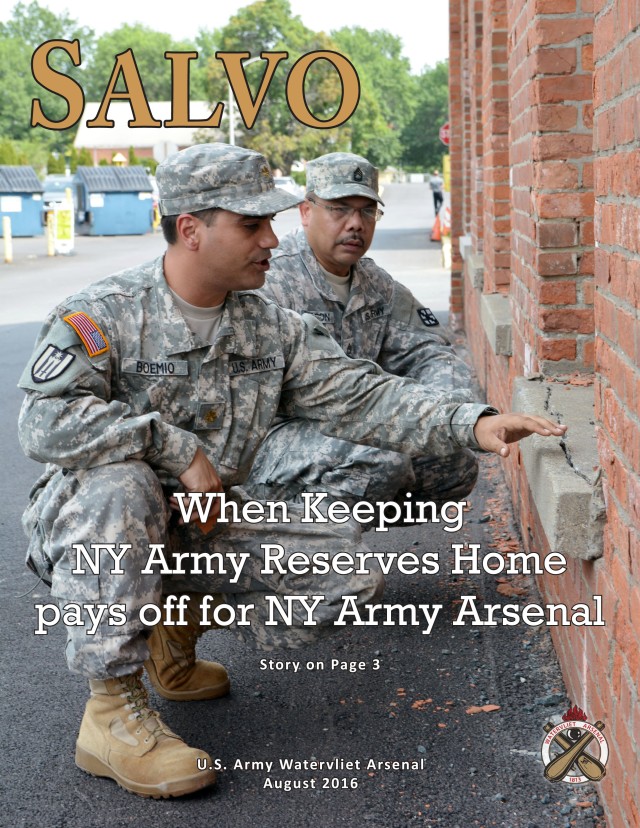 Watervliet Arsenal newsletter:  The Salvo