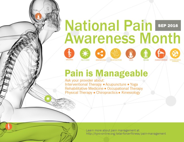 National Pain Awareness Month 2016