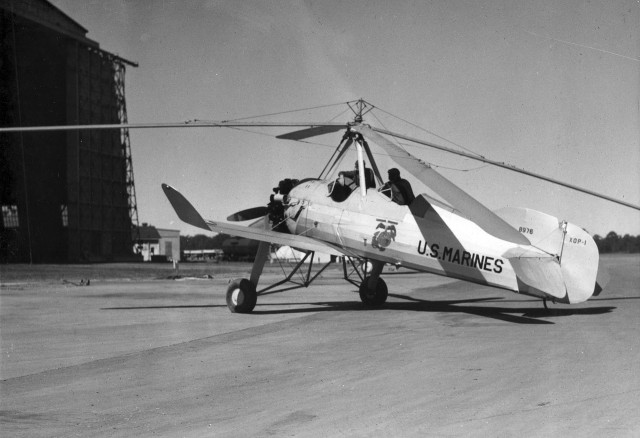USMC Pitcairn OP-1 autogyro, c. 1932