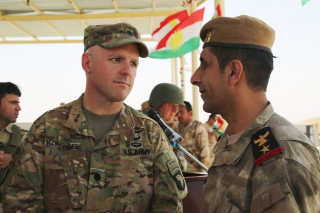 Task Force Falcon advises, assists Ministry of Peshmerga | Article ...