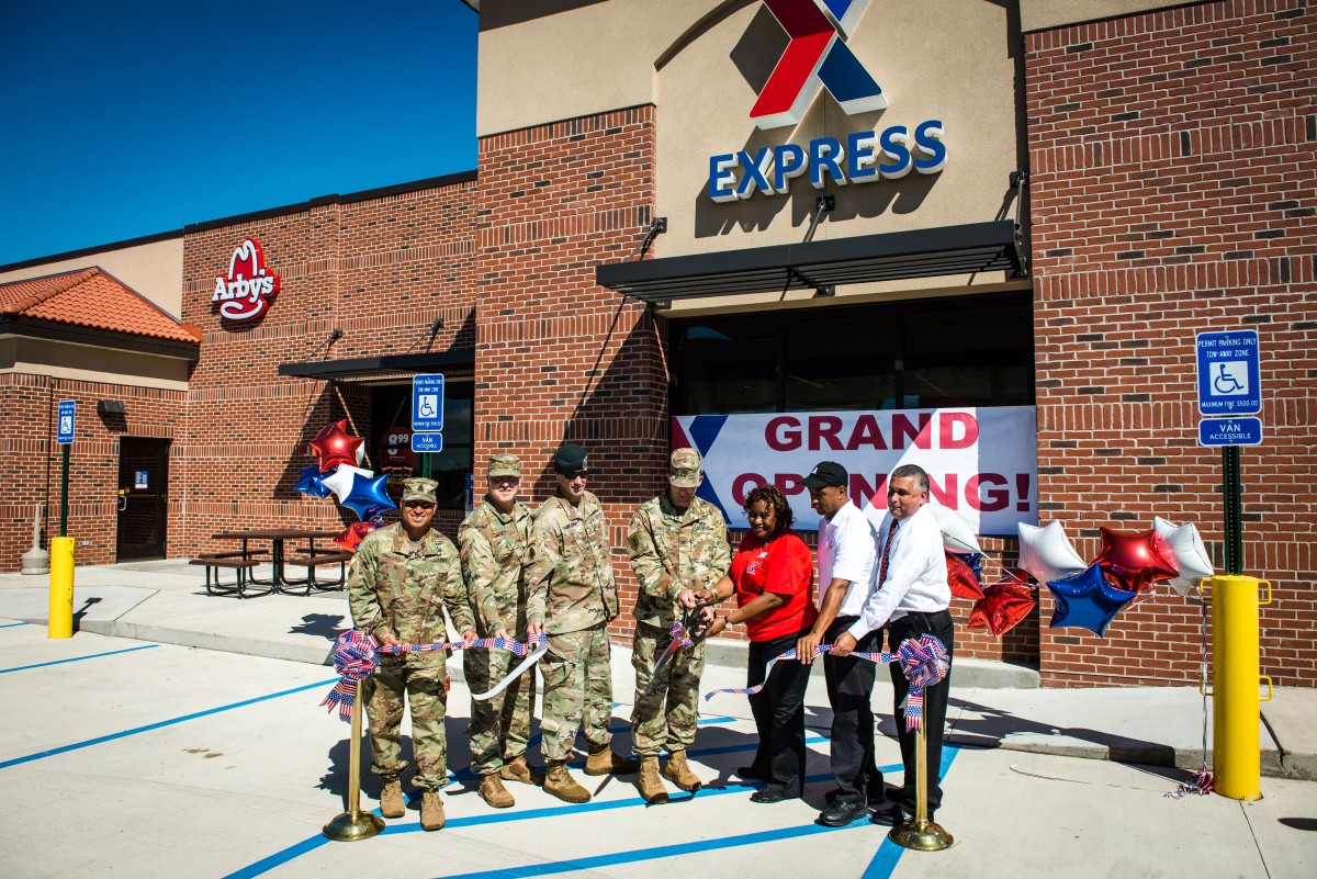 Employees, Fort Benning officials cut ribbon on new Express Article