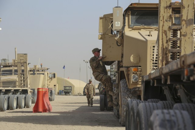 109th TC gets ready for convoy mission