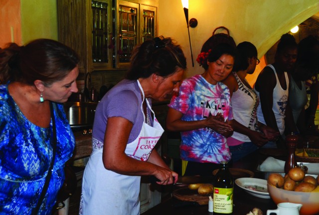 Cooking in Tuscany