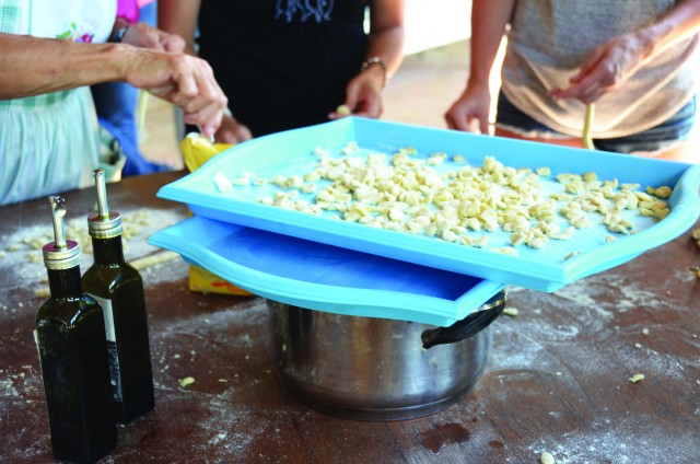 Cooking in Tuscany