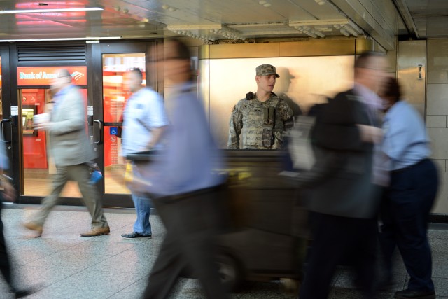 Empire Shield: Soldiers guarding NYC transit hubs since 9/11