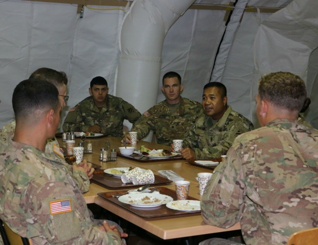 3ID command sergeant major visits Mustangs in Ukraine