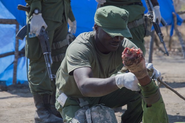 U.S. Army trains Tanzania Rangers to combat poachers