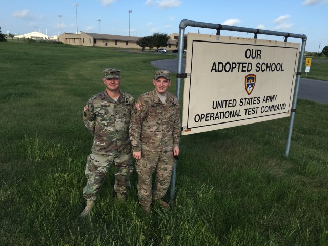 Volunteer Soldier mentor visits impact local schools