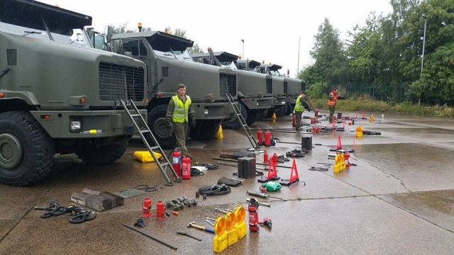 Knights Brigade receives British Army HETs, increases capabilities