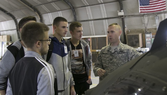 Citizen Soldiers partner with Kosovo youth during visit to Camp Bondsteel