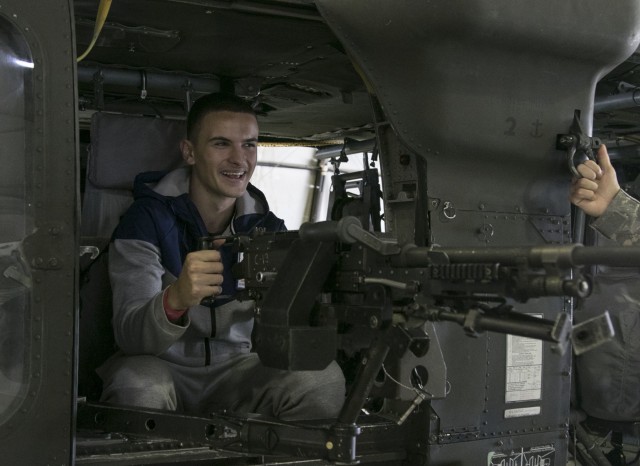 Citizen Soldiers partner with Kosovo youth during visit to Camp Bondsteel