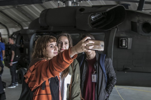 Citizen Soldiers partner with Kosovo youth during visit to Camp Bondsteel
