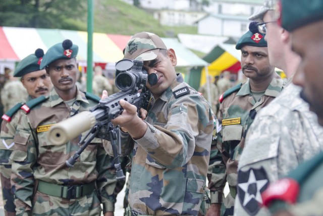'Ghost Brigade' Soldiers begin bilateral training exercise in India
