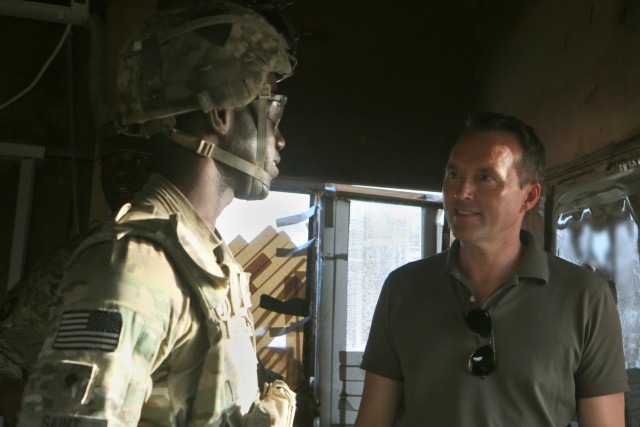 Secretary of the Army visits Soldiers in Iraq