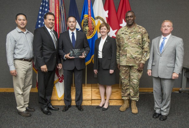 Rob DiLalla, winner Maj. Gen. Greene Award for Innovation