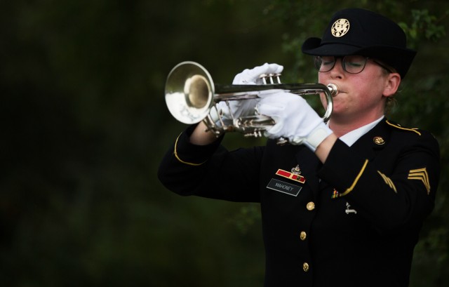 AMC Band bids farewell to fallen Korean War hero