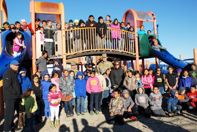 Secretary Darcy talks to fourth-graders in Nome about 'Every Kid in a Park'