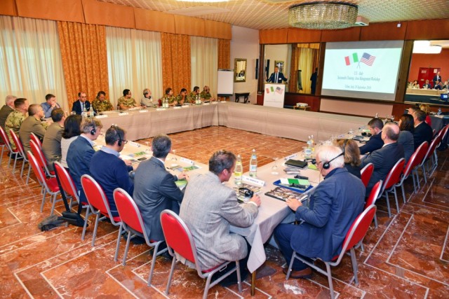 Army Europe workshop balances training, environment in Italy