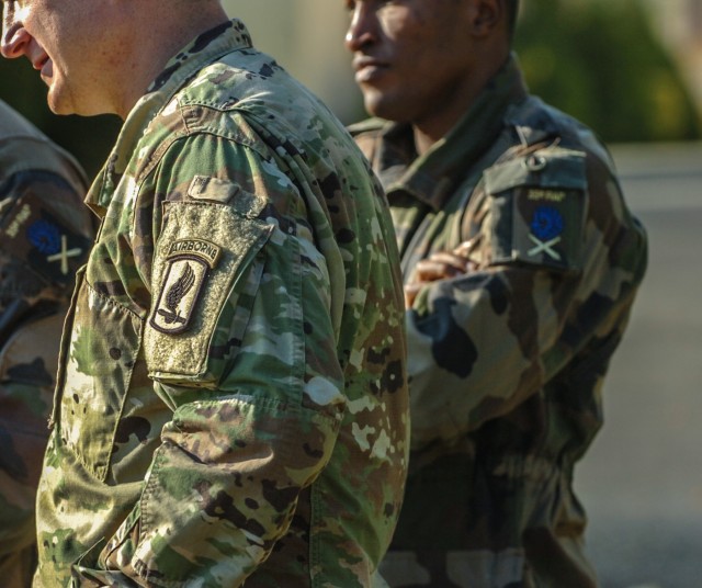 French Paratroopers participate in Sky Soldier airborne training