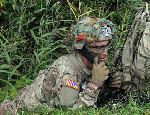 2/503rd Paratroopers train with Lavtian and Lithuanian forces during Zobens Exercise