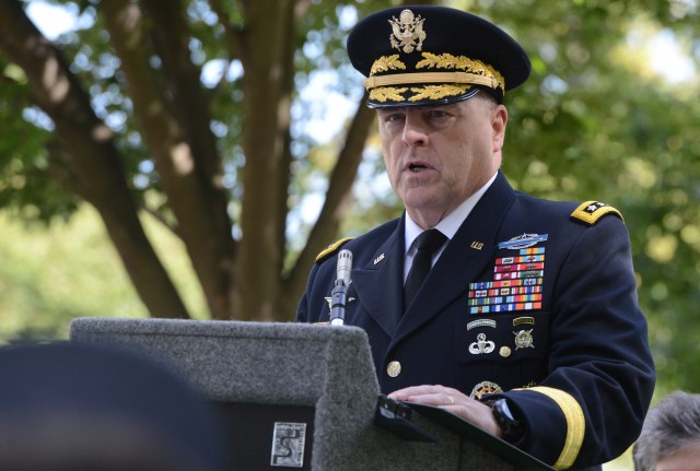 GEN Milley observes Gold Star Mother's Day