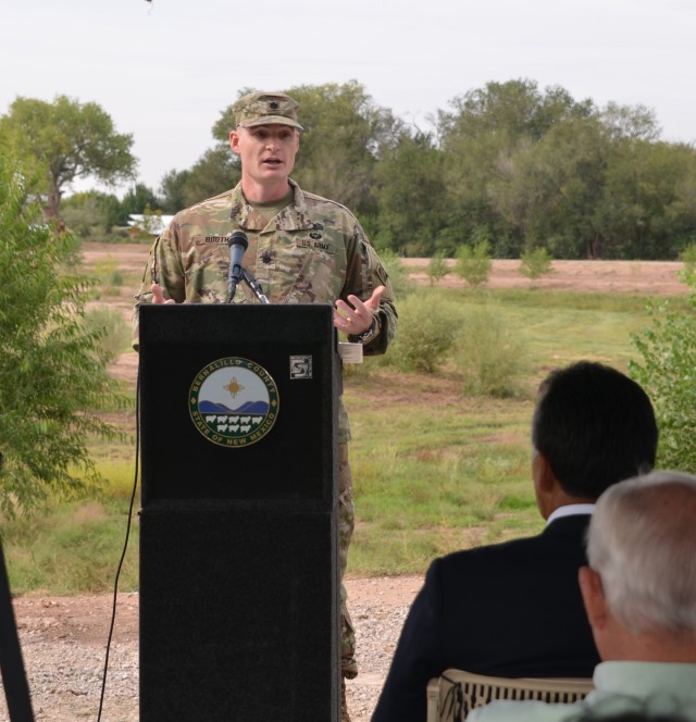 USACE Albuquerque District, community celebrate ribbon cutting for Southwest Valley Flood Damage Reduction Project