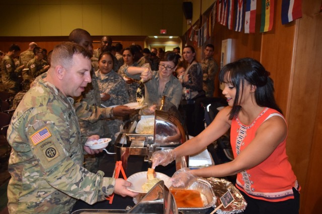 FRG members serving lunch