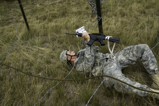 Soldier compete for Expert Field Medical Badge at Fort Drum