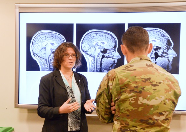 Leader learns about Army research initiatives