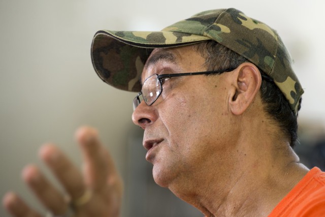 Vietnam veteran Army Sgt. Jorge Zambrana