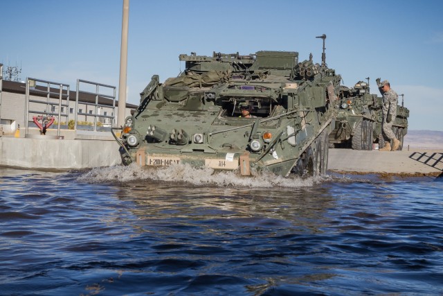 From the water