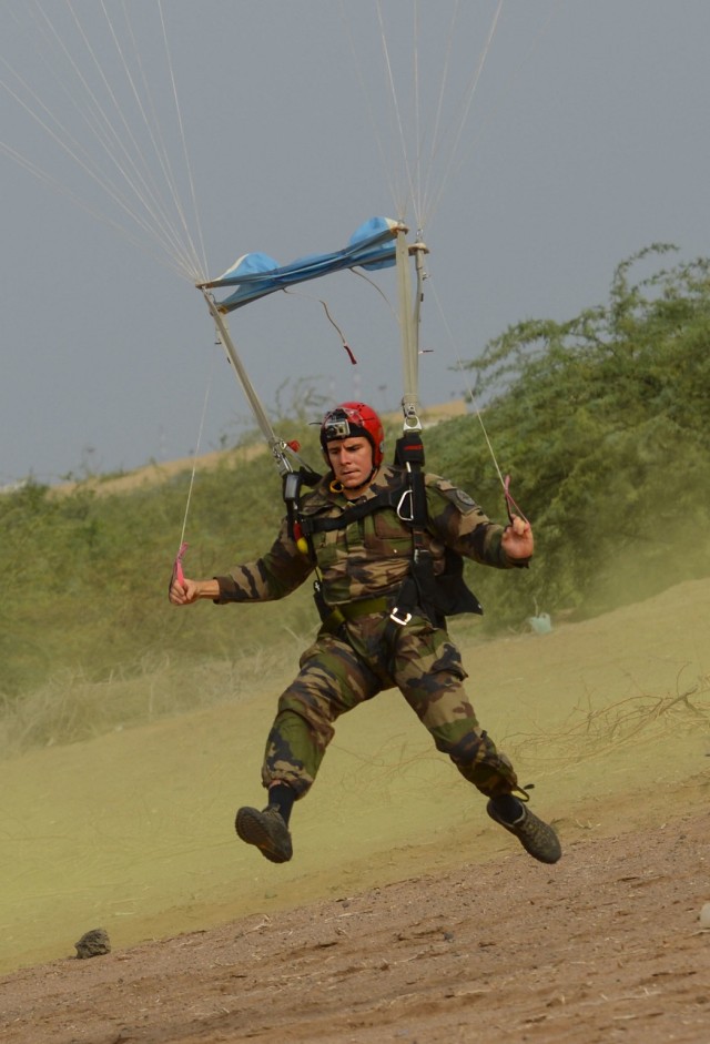 U.S., French and Djiboutian military forces celebrate St. Michel's day