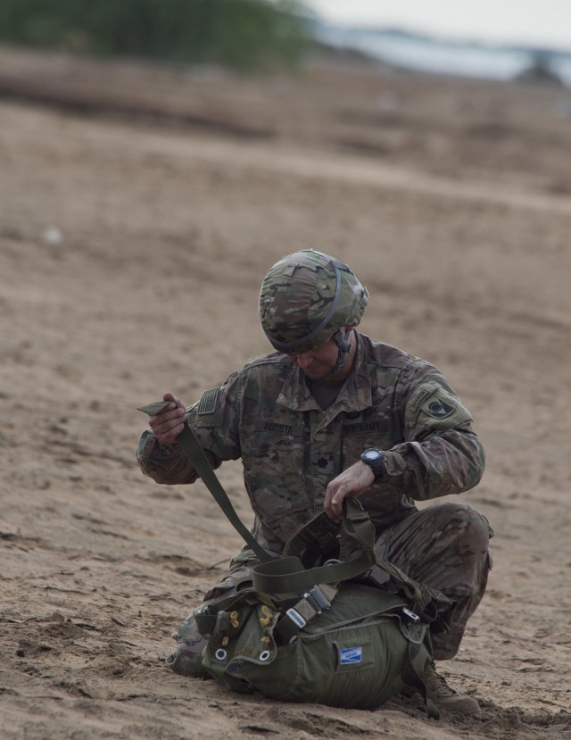 U.S., French and Djiboutian military forces celebrate St. Michel's day