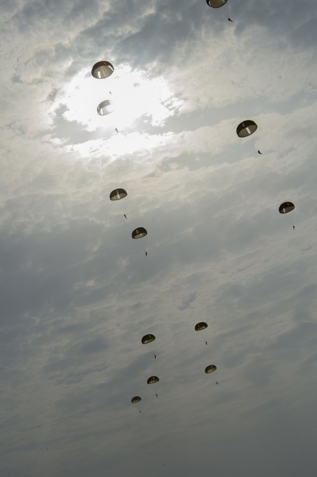 U.S., French and Djiboutian military forces celebrate St. Michel's day