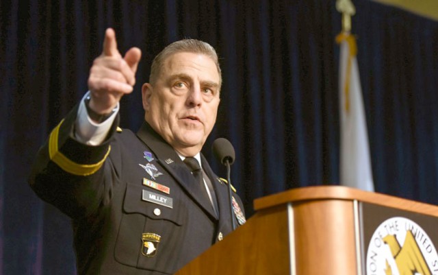 Army Gen. Mark Milley, chief of staff of the Army