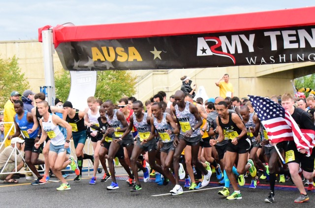 All Army Sports team lead first wave at Army Ten-Miler