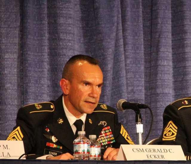 Command Sgt. Maj. Gerald Ecker Represents Army Medicine at ILW Contemporary Military Forum on Soldier Readiness