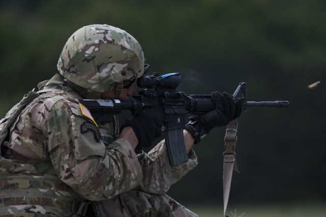 Famed Harlem Hellfighters train with Division West for Kuwait deployment