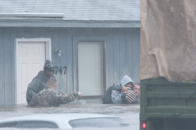 National Guard assists EMS in flood relief