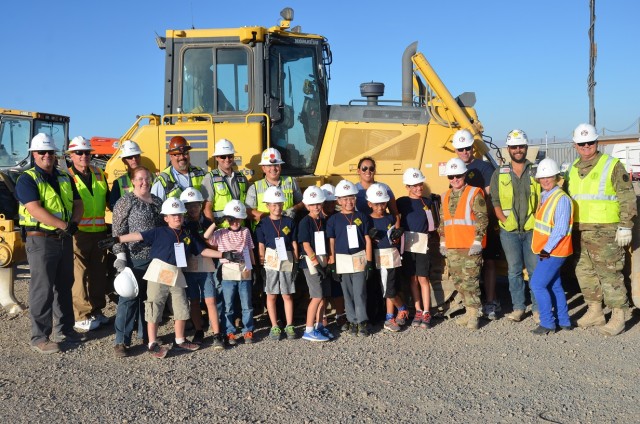 WEBELOS visit new hospital site at Fort Irwin