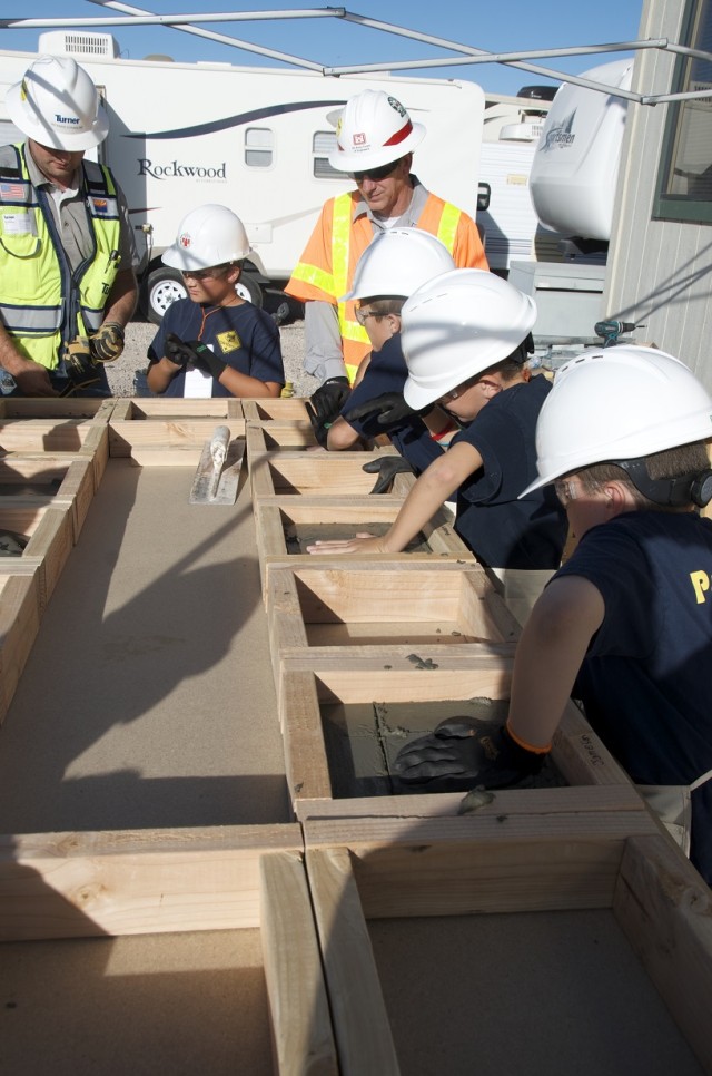 WEBELOS visit new hospital site at Fort Irwin