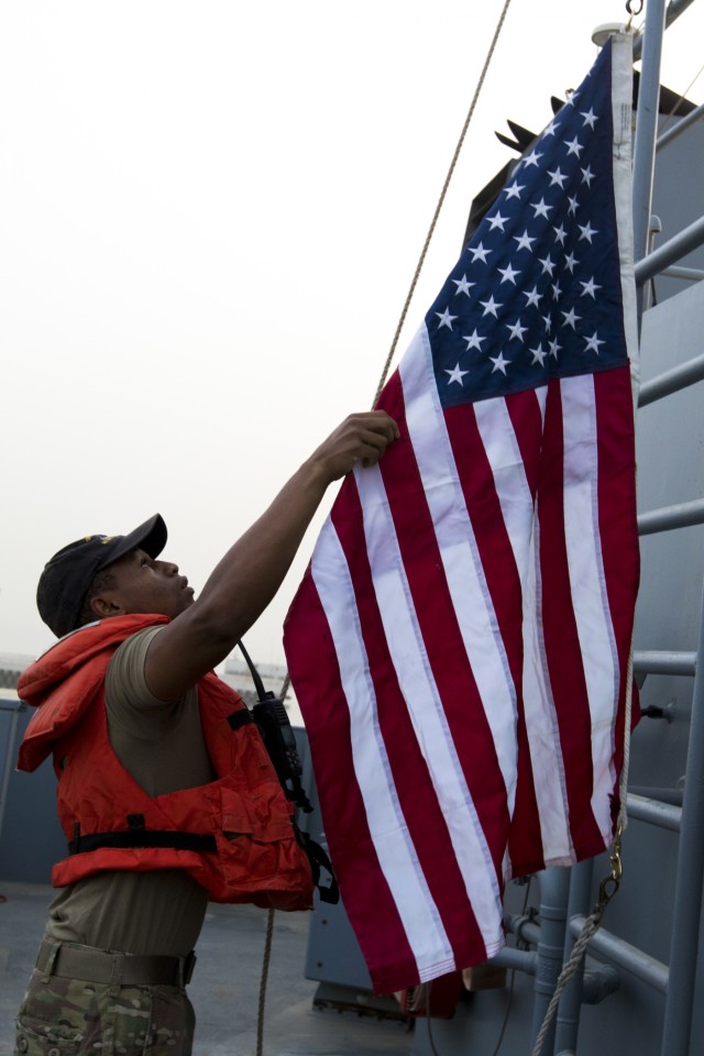 Weapons training unique for U.S. Army Central mariners