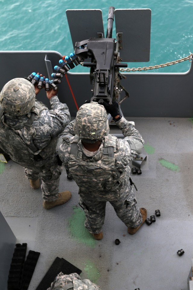 Weapons training unique for U.S. Army Central mariners