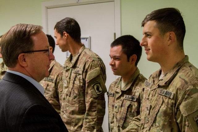 Congressmen visit Paratroopers in Lithuania