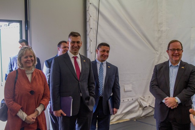 Congressmen visit Paratroopers in Lithuania