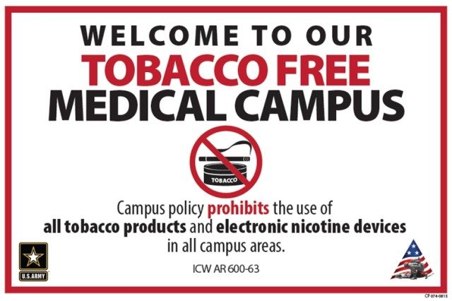 TAMC announces new tobacco-free living policy for hospital campus