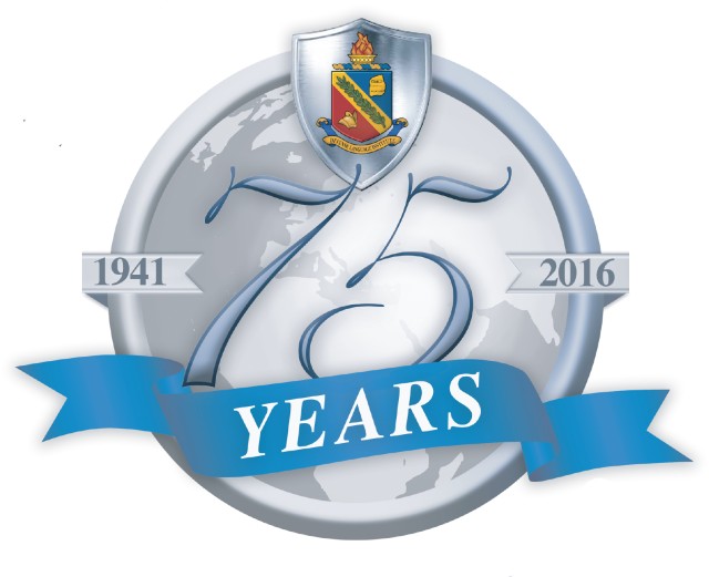 The Defense Language Institute Foreign Language Center 75th Anniversary Logo